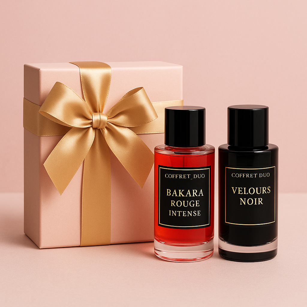 Coffret Duo Femme – Bakara Rouge Intense & Velours Noir